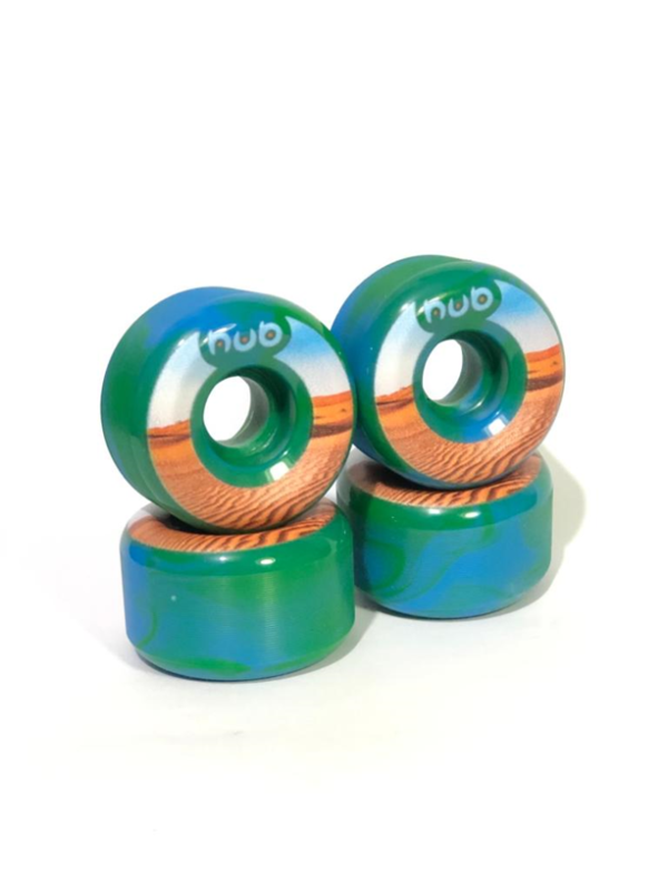Ruedas HUB Duna (verde) 54 mm