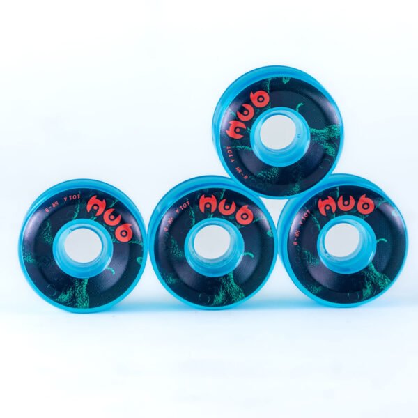 Ruedas Hub  azul cristalino "pulpo" 54mm - Image 2