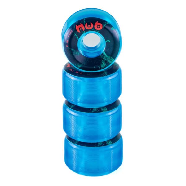 Ruedas Hub  azul cristalino "pulpo" 54mm - Image 3