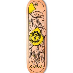 Tabla Copal Flores Logo Amarillo