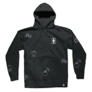 sudadera all over hood black ,L