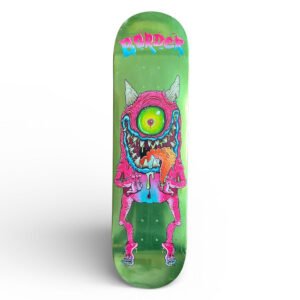 Tabla Border Skateboards Eye Monster Silver
