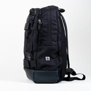 Mochila mayas con porta tabla negra